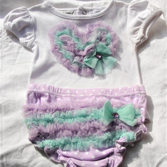 Babyrageous Other - 6 for $6... Babyrageous Ruffle Bum 2-piece set 9m